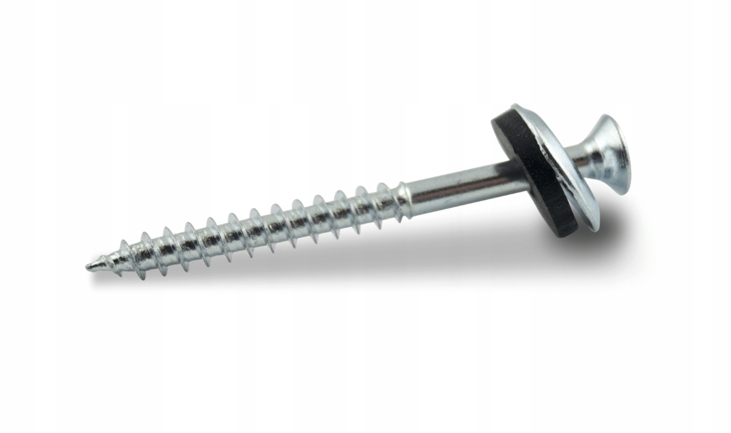 Wkręty do płyt PCV / POLIWĘGLAN 25szt podkładka