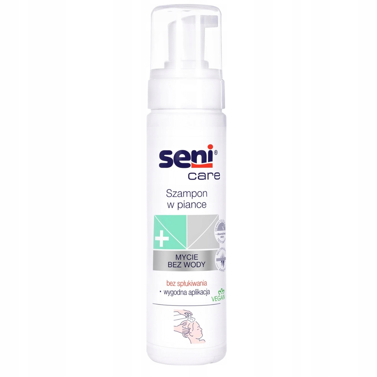 

Seni Care Suchy szampon w piance mycie bez wody