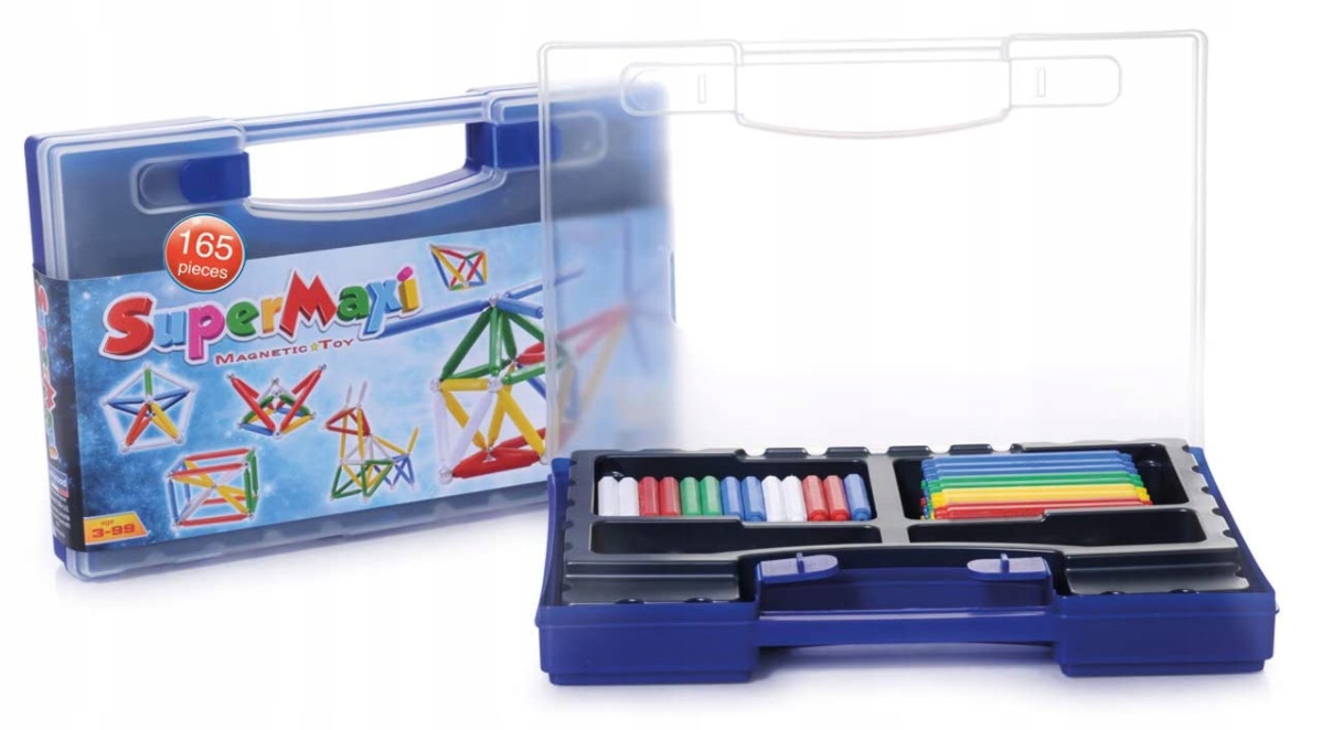 

Klocki Magnetyczne Supermag SuperMaxi 165 elemen.