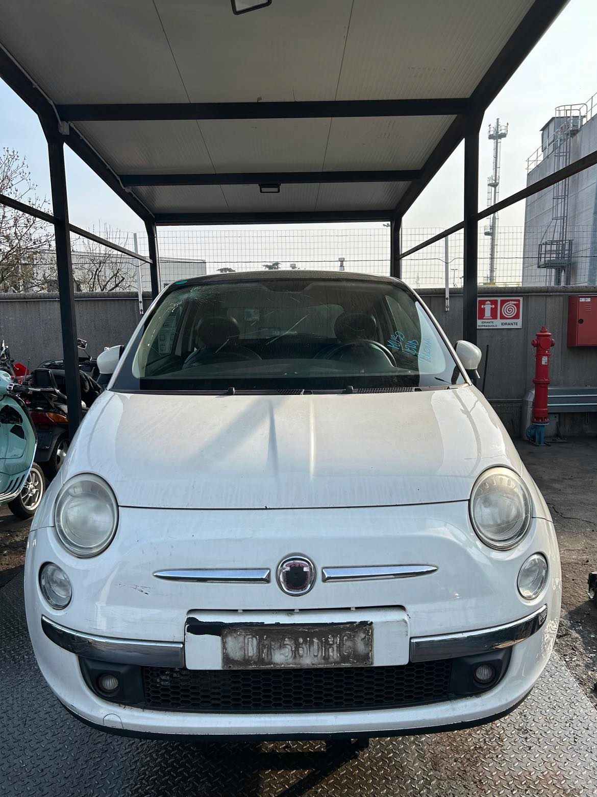 PRZÓD KOMPLETNY MASKA ZDERZAK BŁOTNIK PAS FIAT 500 PRZED LIFT 268/A EUROPA