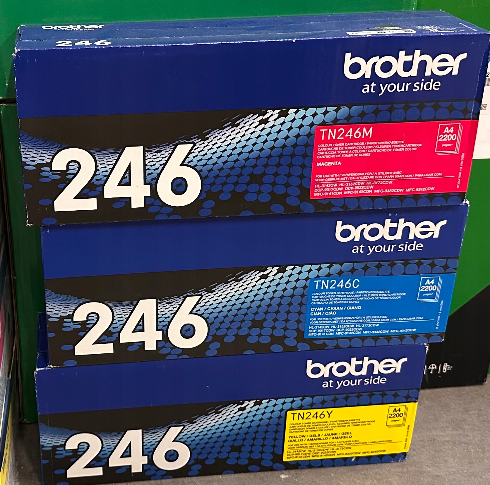 Toner Brother TN-246C modrý (cyan) Originální pro DCP-9017 Cdw