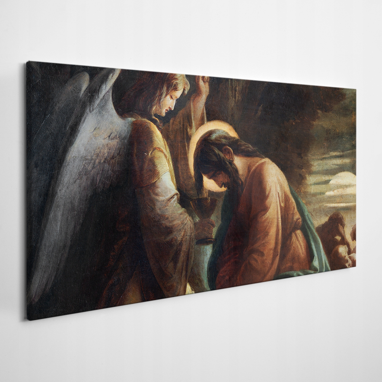 Dekorace na Plátně Ježíš modlitba na zahradě