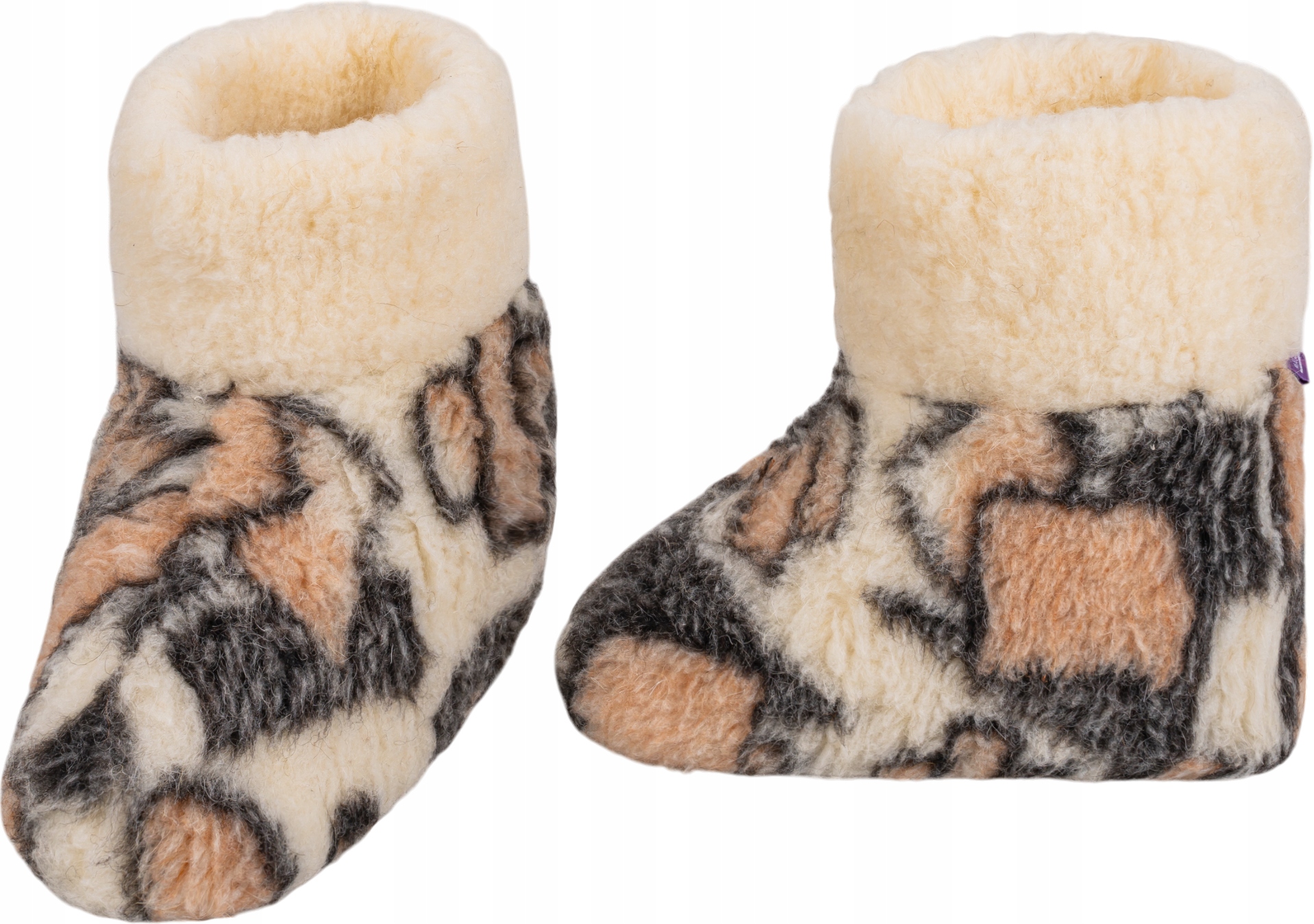 BAMBOSZE KAPCIE PAPCIE WEŁNIANE MERYNOS ANTYPOŚLIZGOWE ROZMIAR 45 Rozmiar 45