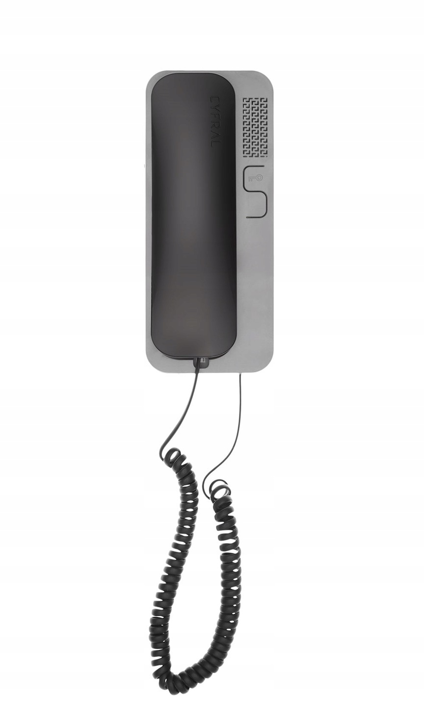 Unifon Cyfral Słuchawka Smart czarno-szary 2-żyłowy analogowy