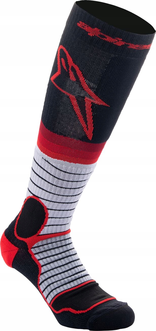 SKARPETY CROSSOWE ALPINESTARS MX PRO BLACK/GRAY/RED L