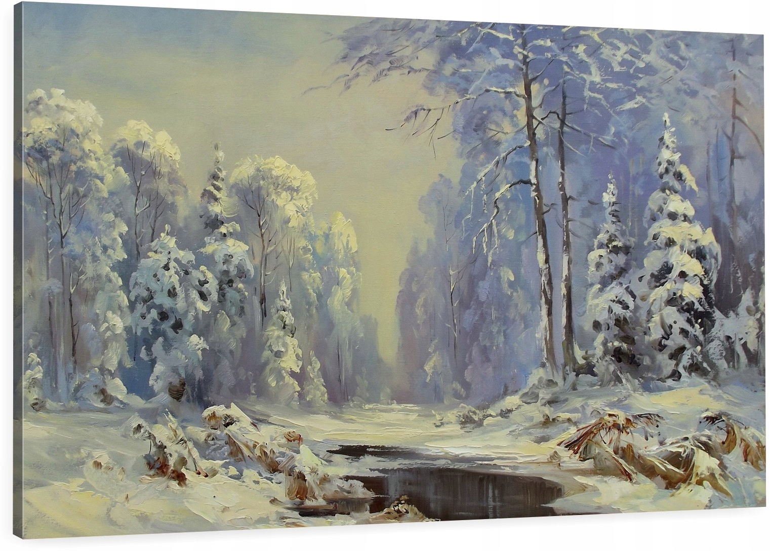 

Obraz Na Płótnie zima las jak malowany 120x80