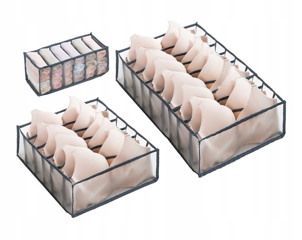 

Organizer bielizny do szafy szuflady zest 3 szt