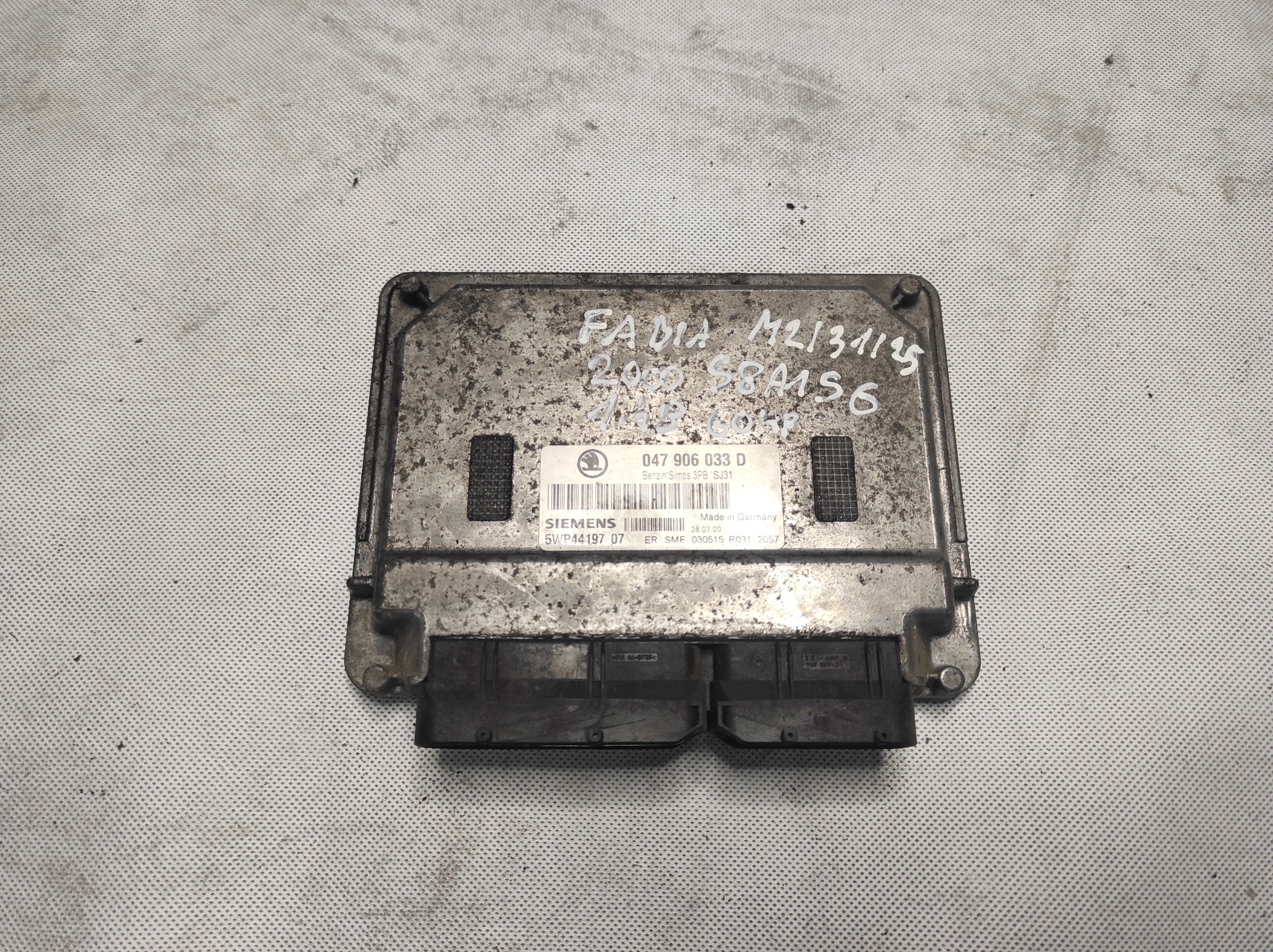 computer Centralina Motore SKODA FABIA e 1 1.4 B 047 906 033 D