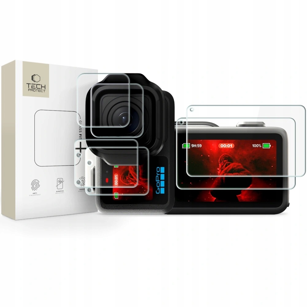 Zestaw Ochronny Tech- Protect Foil Glass Fit+ 2- Set Gopro Mission 1 Pro