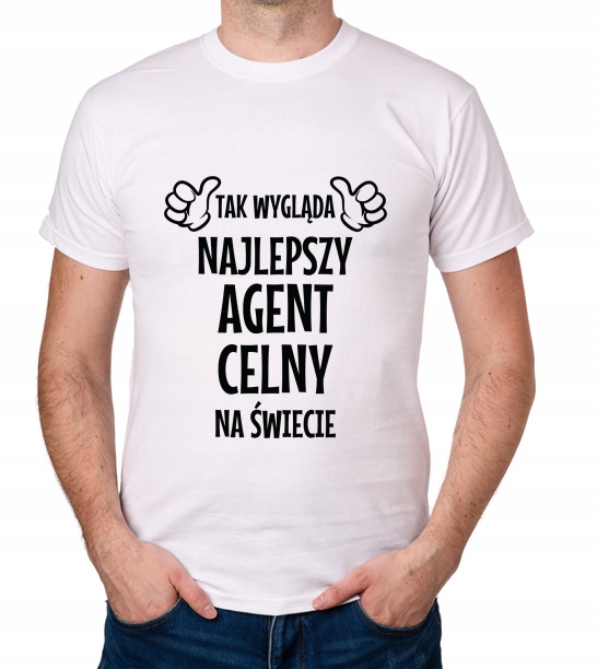 

koszulka Najlepszy Agent Celny prezent