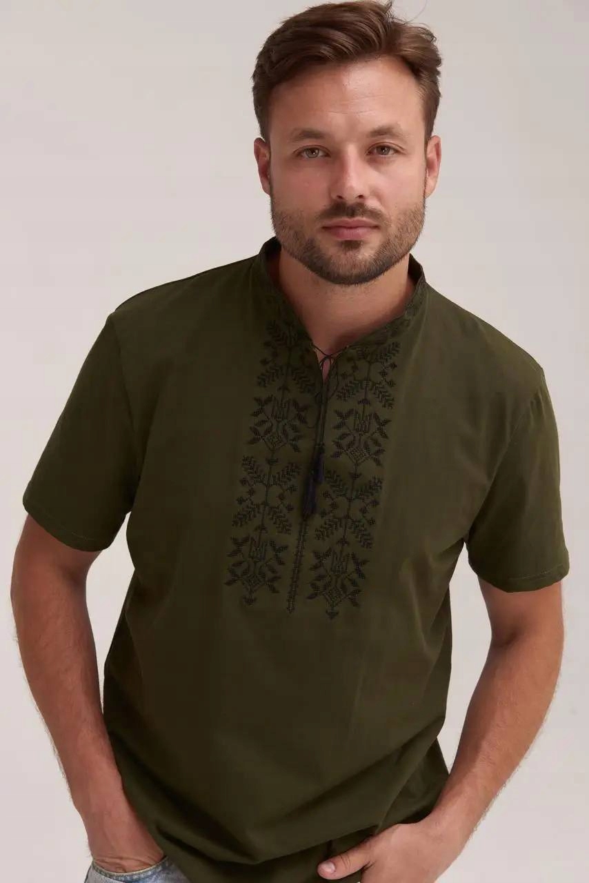 Pánská polokošile s výšivkou, vlastenecká r.XXL dárek