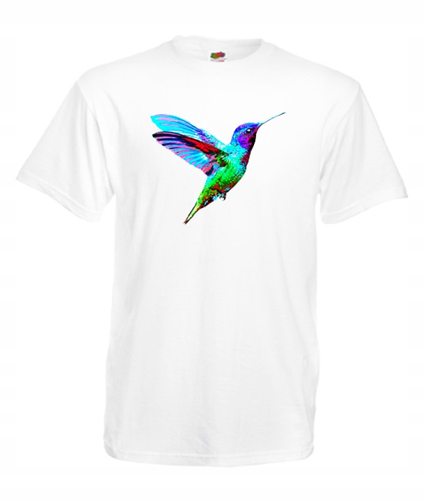 

S Koszulka Męska Koliber Skandynawski Ptaszek