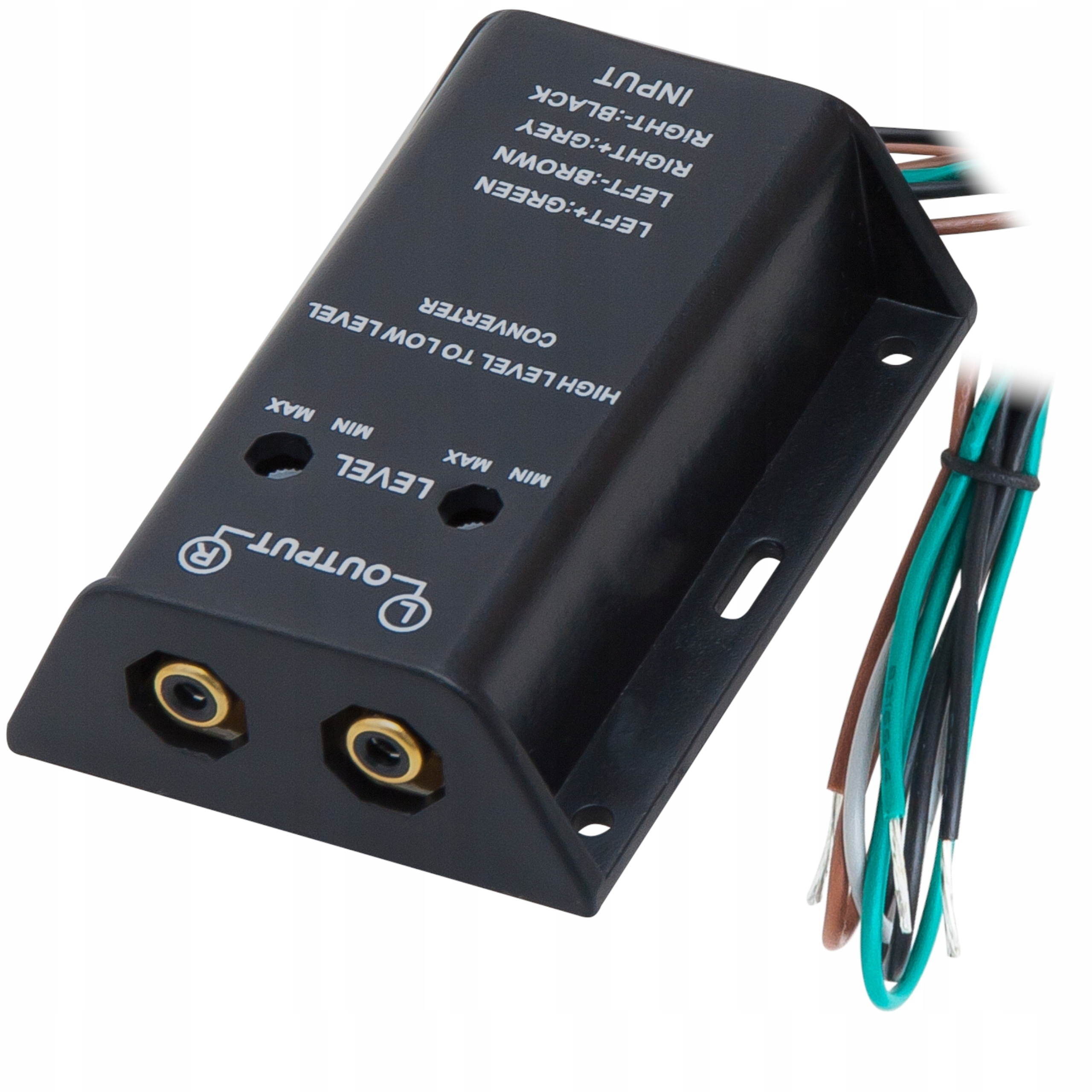 KONWERTER POZIOMU SYGNAŁU AUDIO 2XRCA HIGH LOW