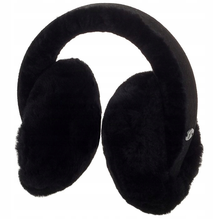 Teplé dámské Ochrana Sluchu Emu Angahook Ear Muffs Black W9403 Černé