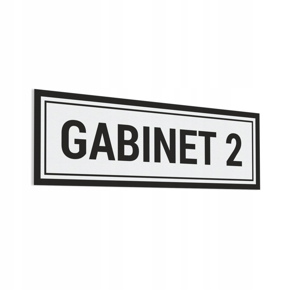 

Naklejka na drzwi Gabinet 2 10x30