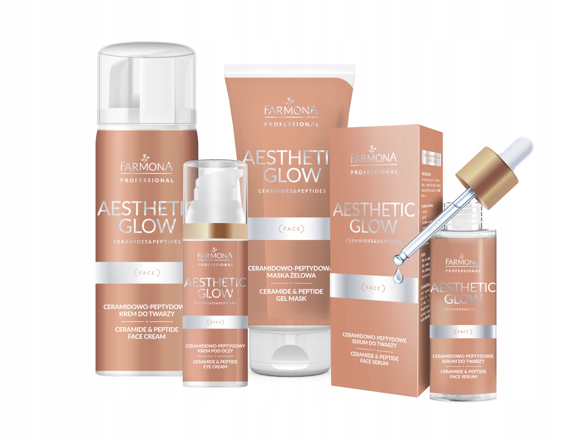 Sada pro péči o obličej Farmona Aesthetic Glow Ceramidovo-peptidová