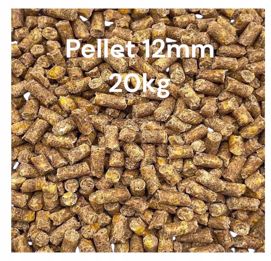 Pellet zanętowy 20kg Kukurydza Ciastko 12mm zanęta na karp leszcz