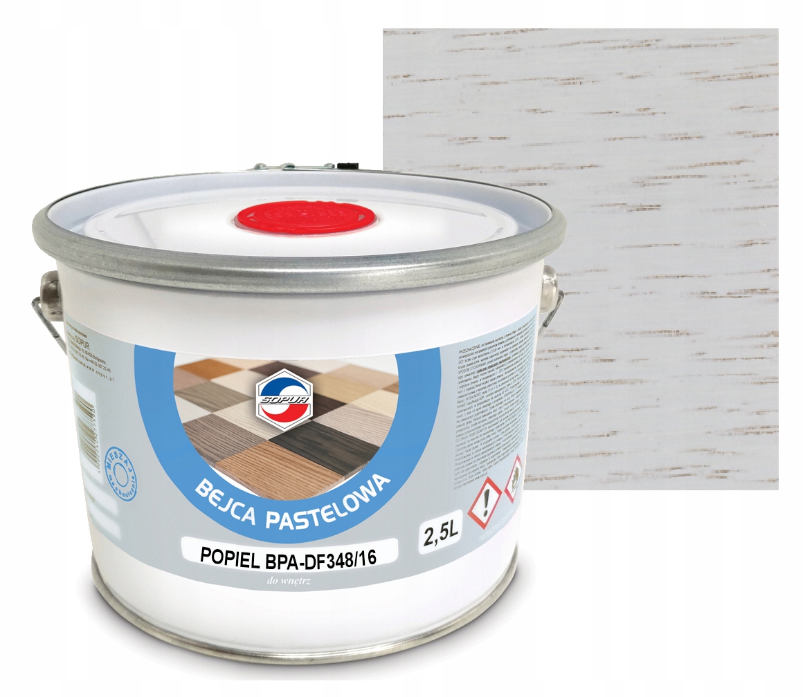 Bejca pastelowa Sopur BPA-DF348/16 popiel 2,5L
