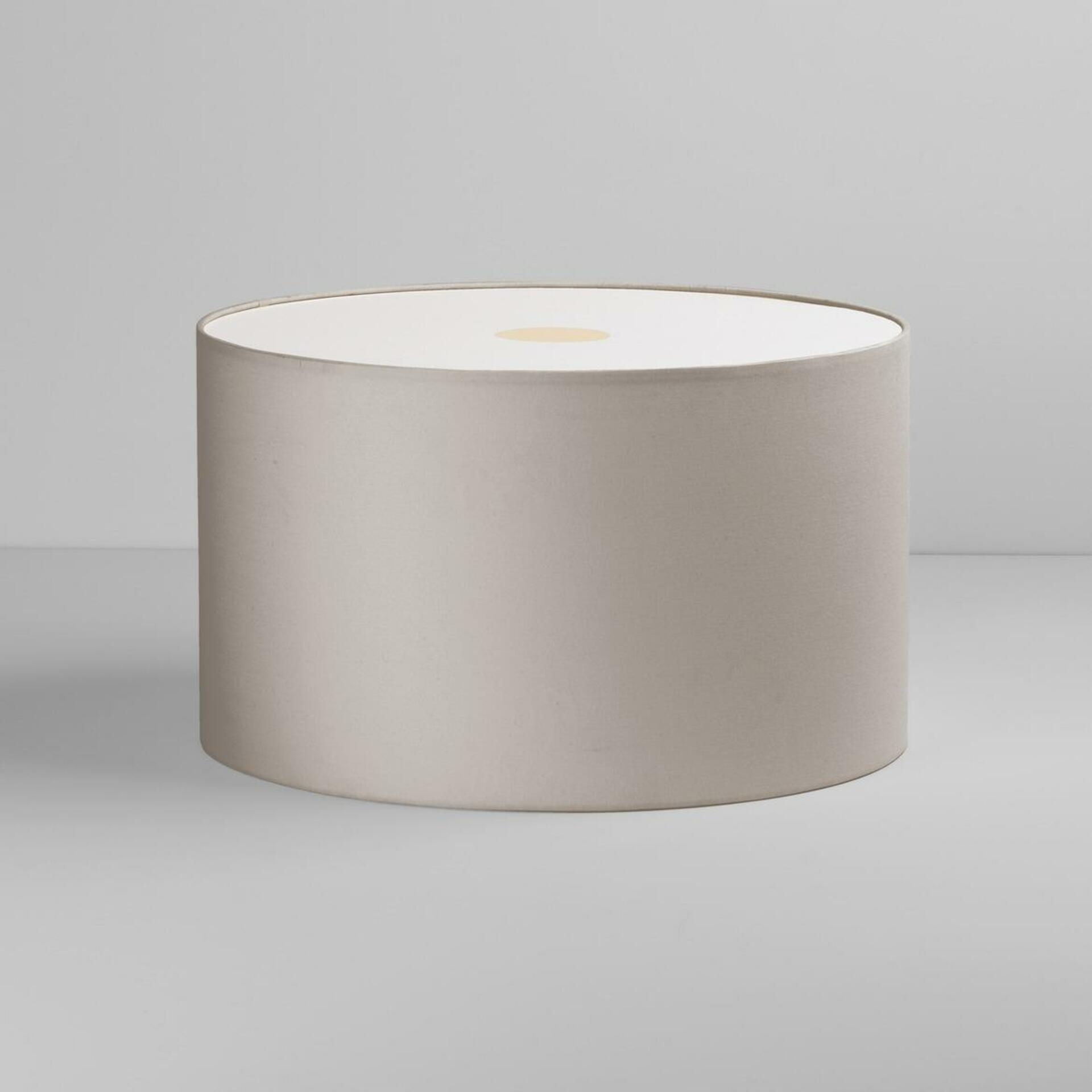 Tienidlo Drum 420 E27 béžové, textilné, 420 mm x 250 mm