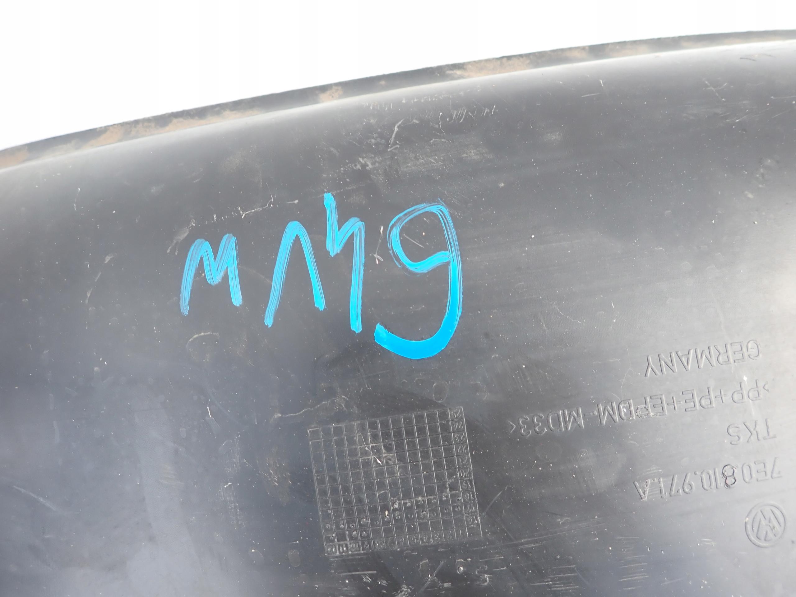 VW T6 15- mudguard left rear part rear.