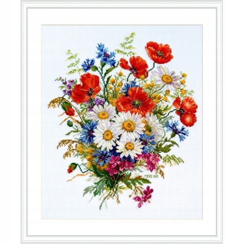 Křížková výšivka počítaná sada (kanva, mulina)