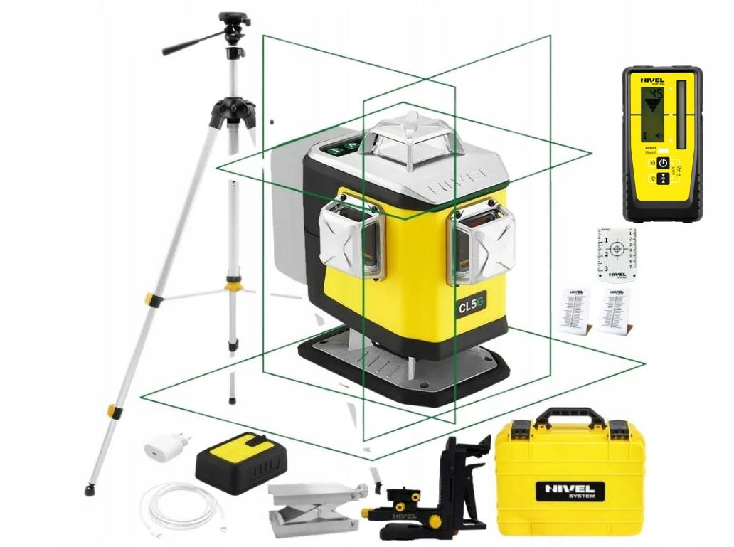 Nivel System CL5G sada SJJM1EX RD800 Křížový laser se zeleným paprskem