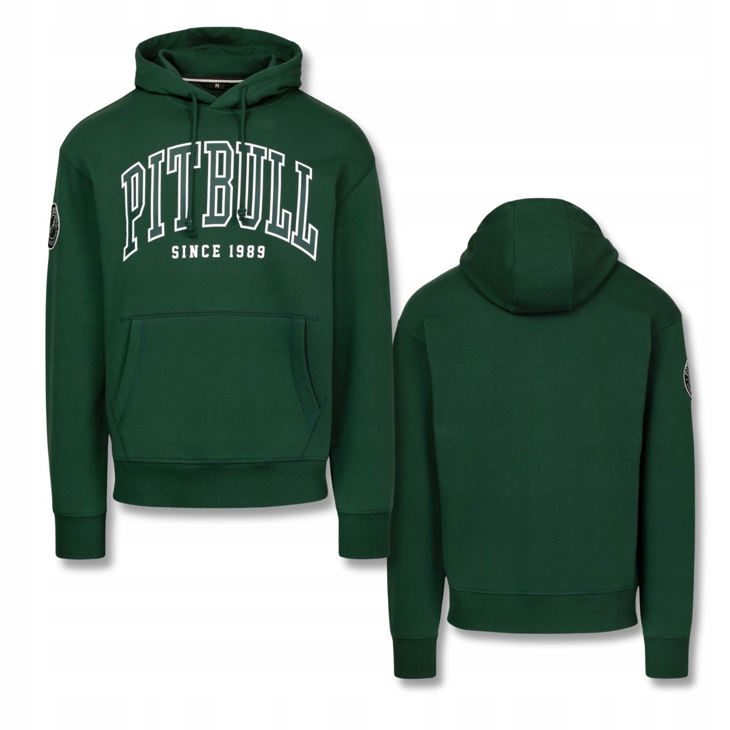 Pánská Mikina s kapucí Pitbull Badger, pohodlný volnější střih, velikost XL