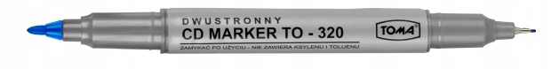 

Foliopis Marker CD Toma dwustronny TO-320 niebiesk