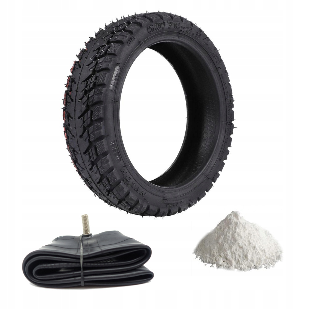 Opona Terenowa 60/70-6,5 Dętka i Talk do Ninebot Max G30/Motus Scooty 10