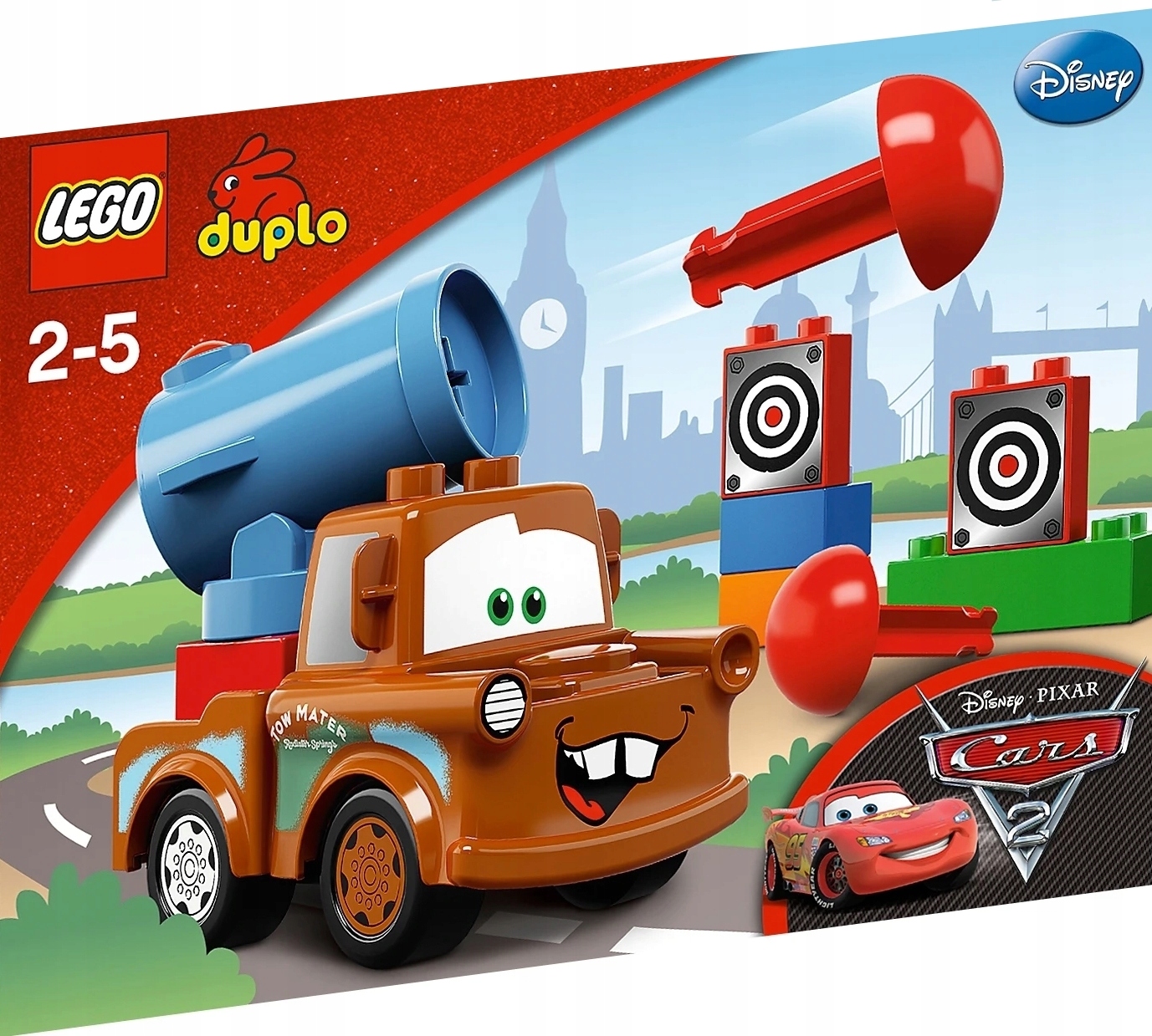 Lego Duplo Auta Cars Złomek Agent 007 wyrzutnia rakiet 5817 Nowy