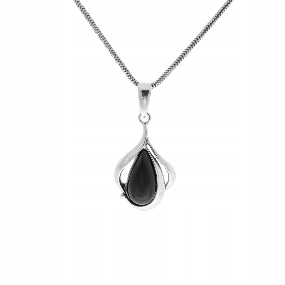 Přívěsek s onyxem stříbro