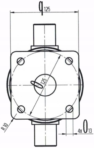 GNIAZDO SILOWNIKA fi 55 Part number 0768 MOC
