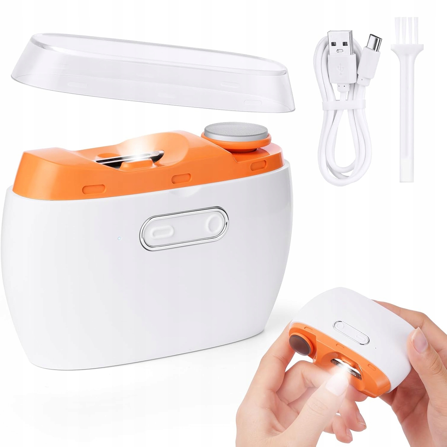 Elektrická kleštička na nehty Akumulátorová kleštička na manikúru 2v1