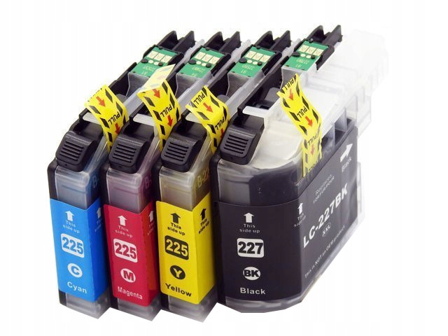 Inkousty LC227 LC225 sada pro Brother Dcp J4120dw MFC4420dw J4620dw J4625dw