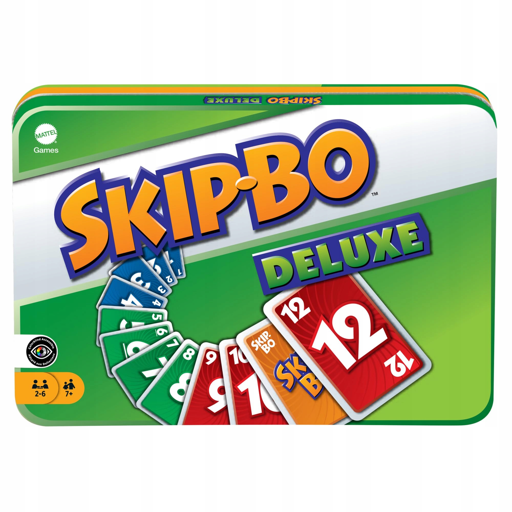 Skip Bo Deluxe Metalowa Puszka Mattel