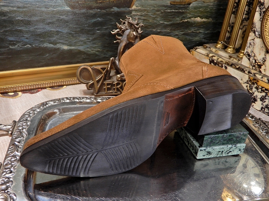 KOWBOJKI STYLOWE RASOWA SKÓRA NATURALNA KLASYK NA ZAMEK CHOPPER 42 Model a 1236 s 346a