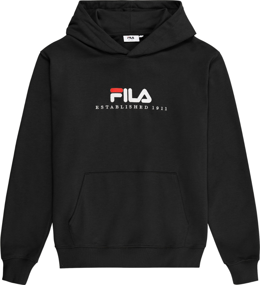 Mikina S Kapucí (klokanka) Fila Valsera Černá FAU0227 80010 vel. XL