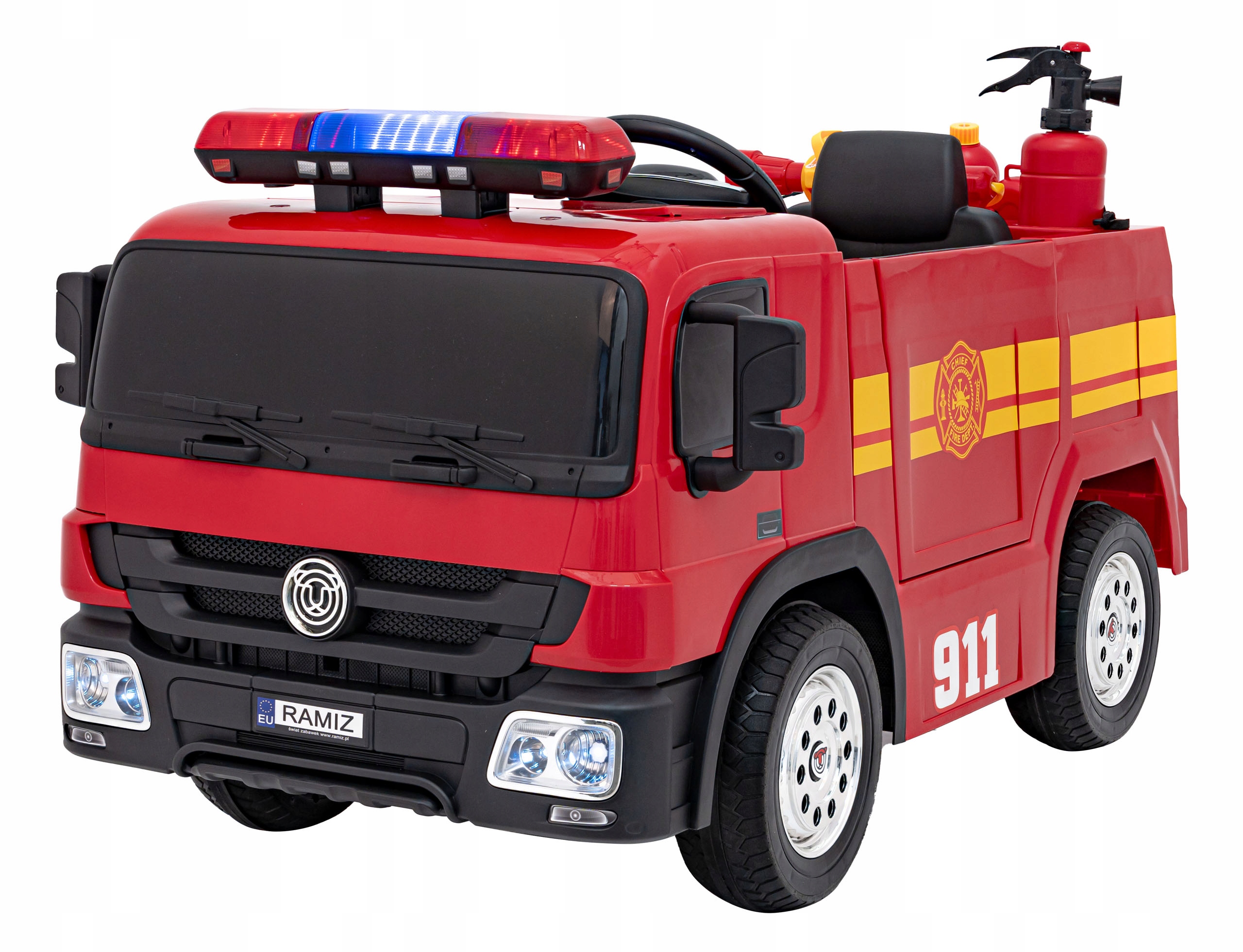 Auto Na Akumulator Straż Pożarna Akumulator 12V 10Ah Syrena Pilot Gaśnica