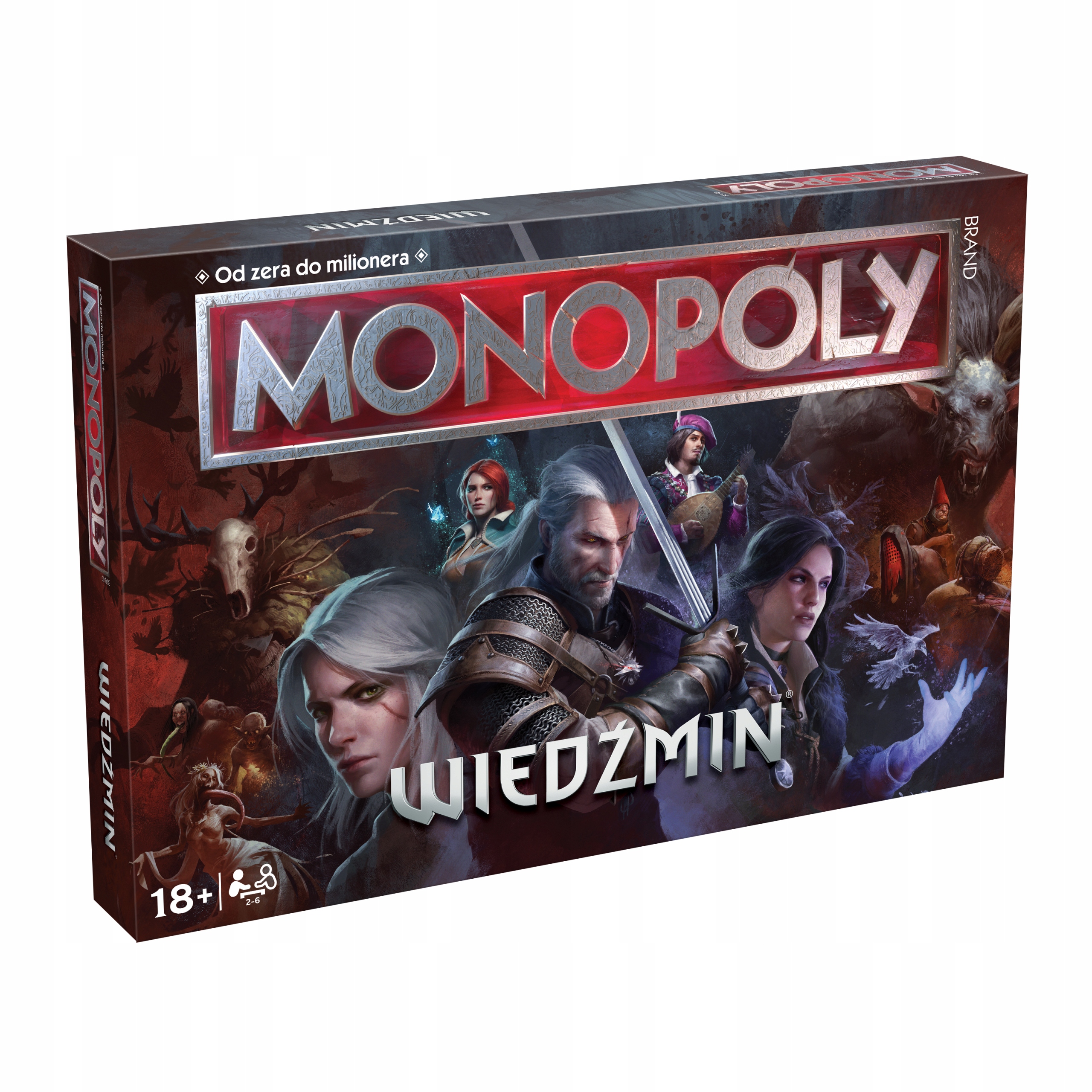 Gra planszowa Monopoly Wiedźmin gra planszowa Hasbro