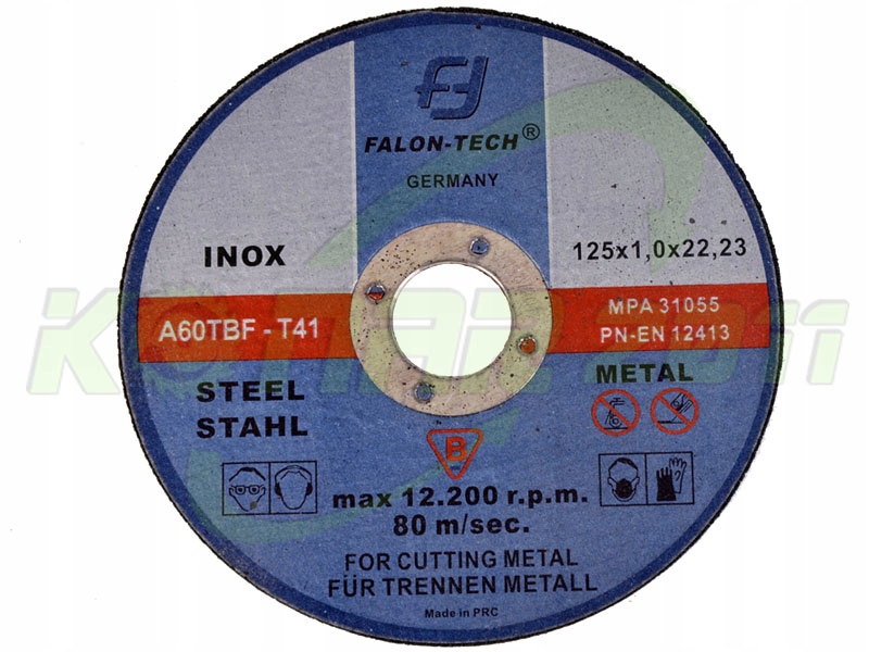 TARCZA TARCZE CIĘCIA METALU 125x1,2 FALON-TECH Marka Falon-Tech