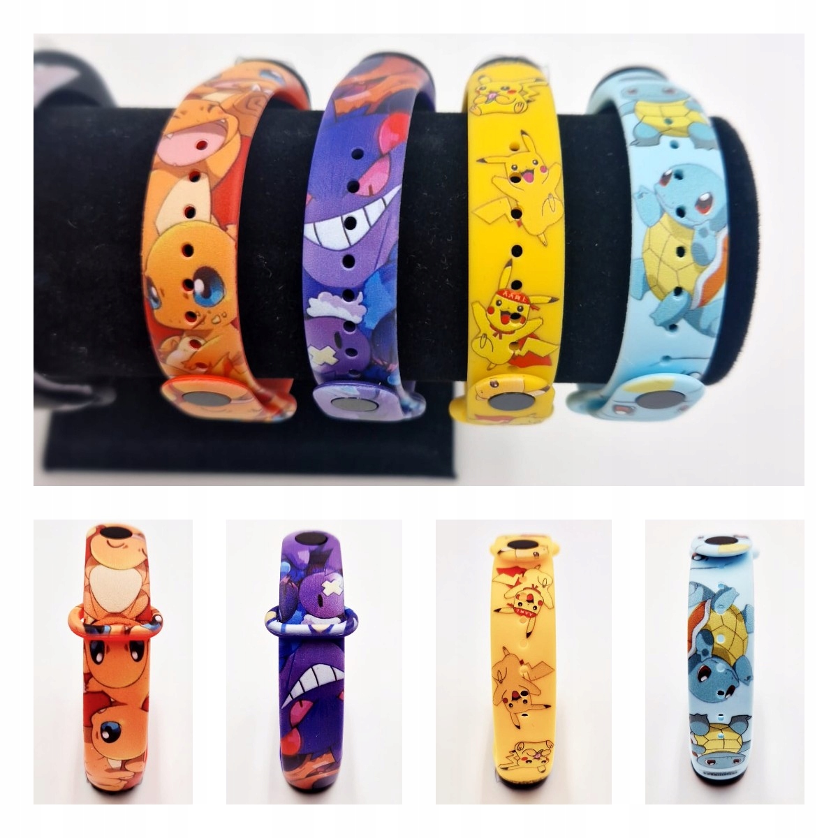 POKEMON SMARTBAND zegarek FitPRO opaska do MiBand + KARTY POKEMON ZESTAW Model inny