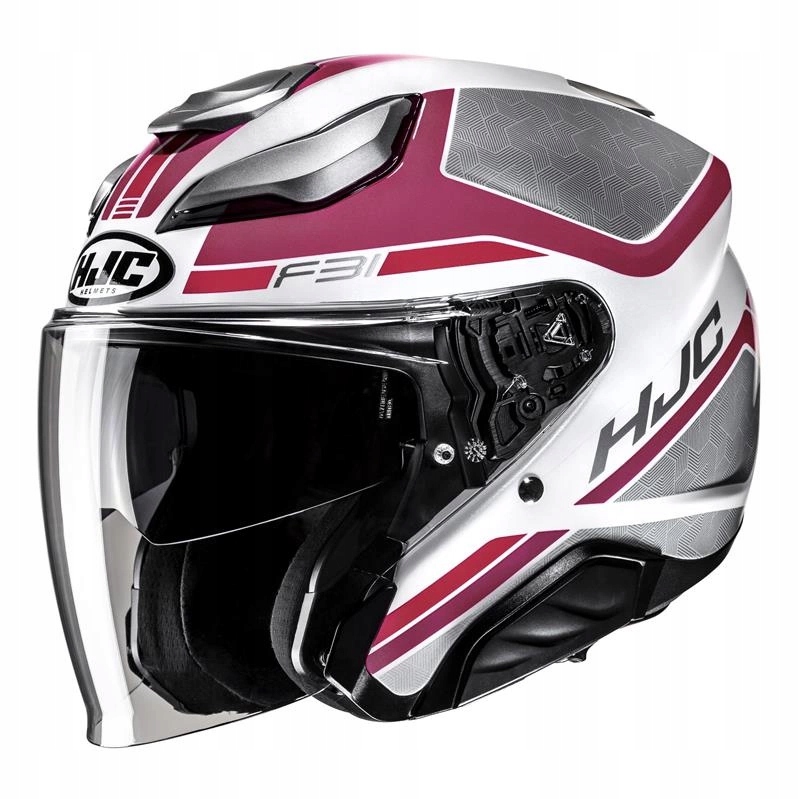 Moto prilba Hjc F31 Ceron Pink/grey ružová šedá Darčeky