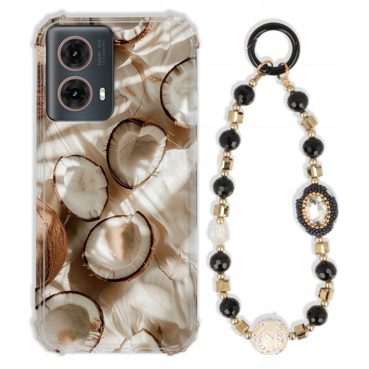 Pouzdro Pro Motorola G85 Case Antishock Zirkony Černozlaté|odolné|pevné