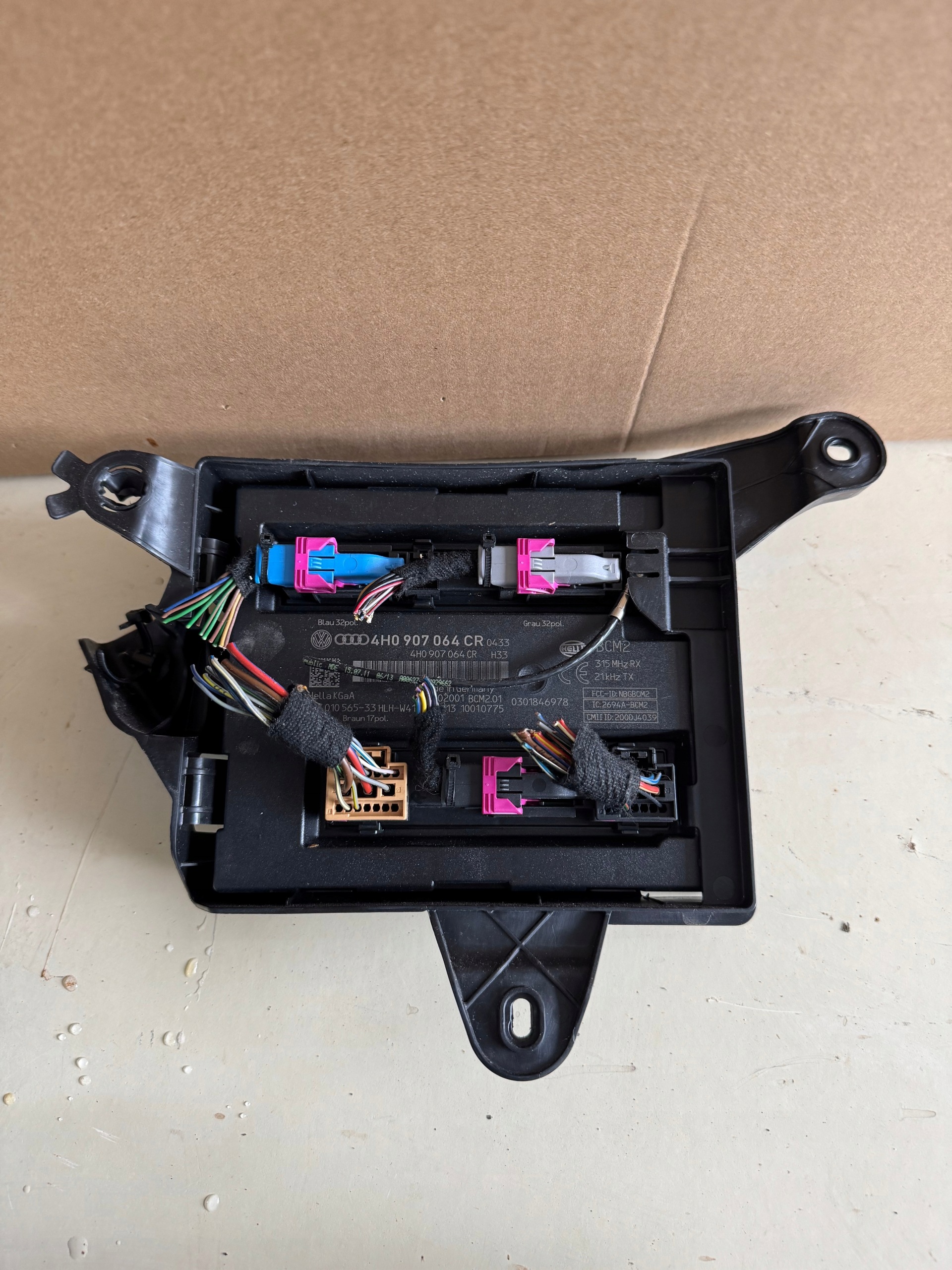 control unit comfort control unit AUDI A6 C7 4H0907064CR