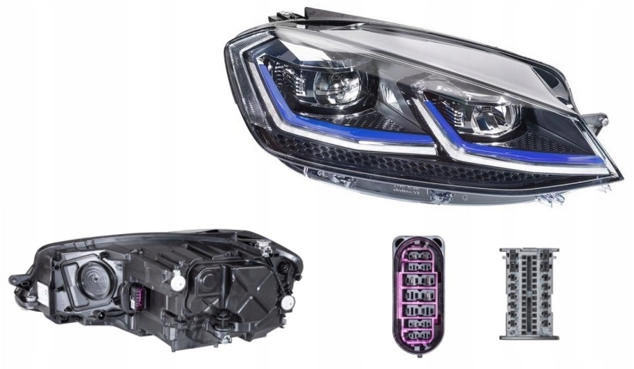 REFLEKTOR LAMPA PRAWY VW GOLF VII 17- HELLA GTE