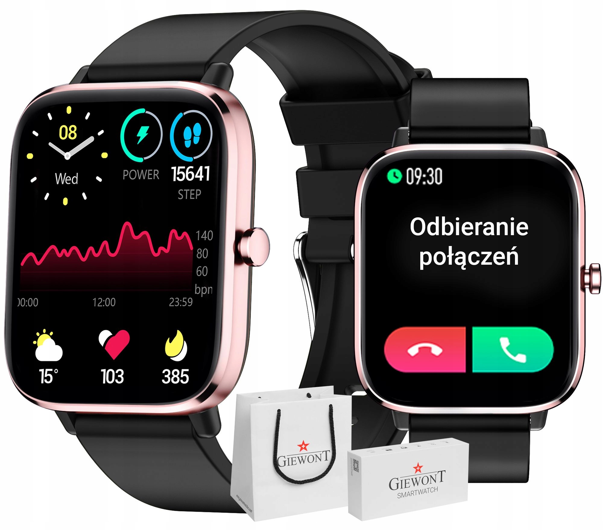 Smartwatch Giewont GW230-3 czarny