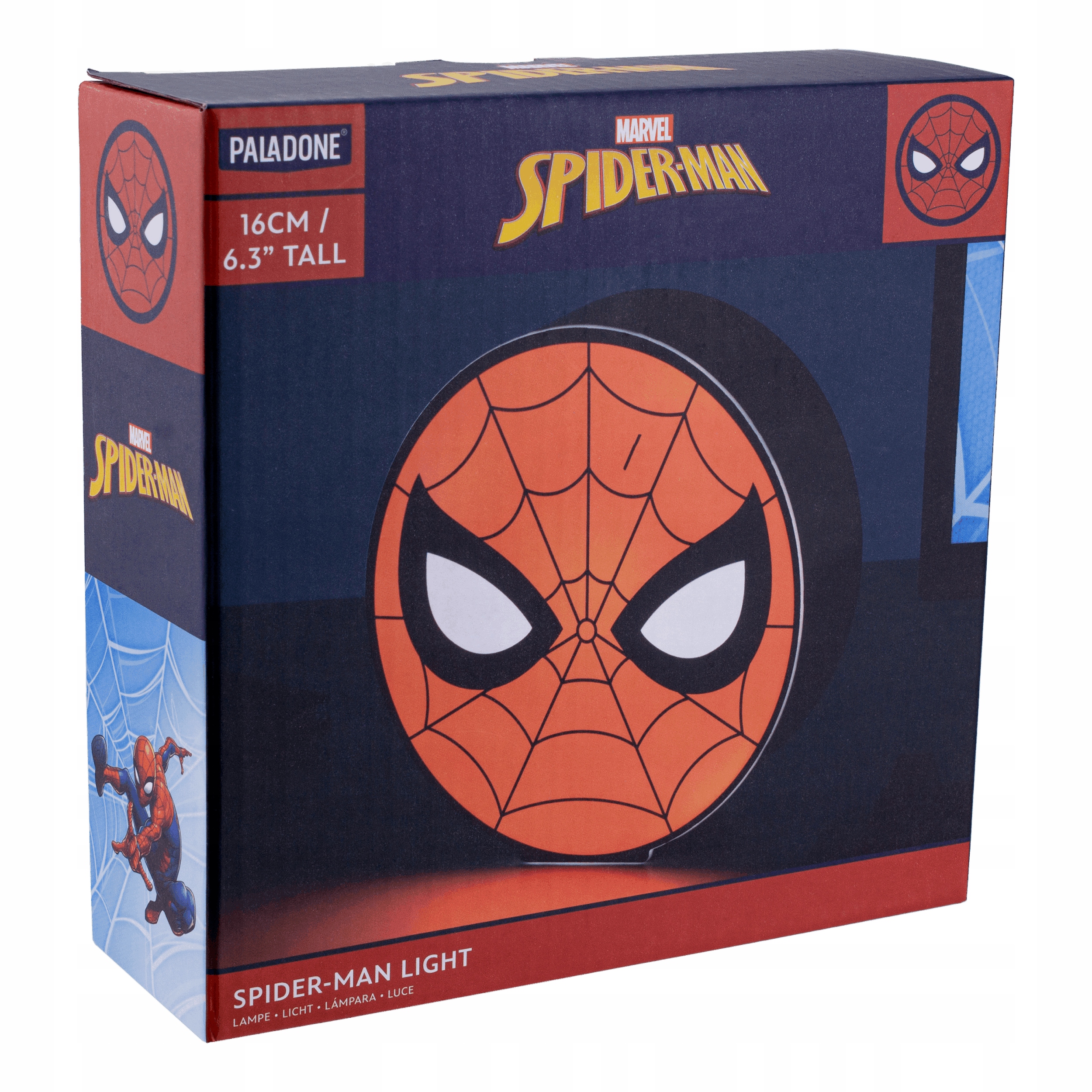 LAMPKA MARVEL SPIDERMAN 16CM MASKA / SPIDER-MAN