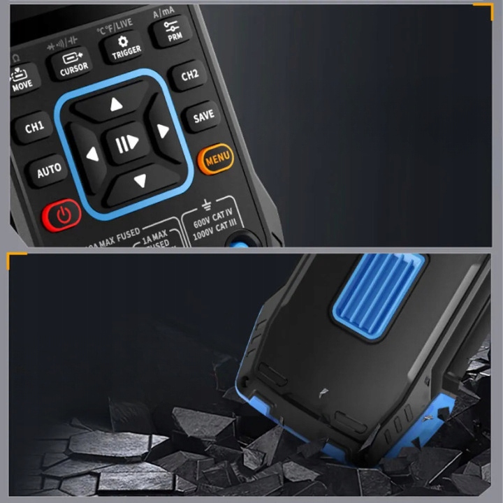 Multimetr cyfrowy miernik generator oscyloskop 3w1 FNIRSI 2C23T 2x sonda Marka Inna