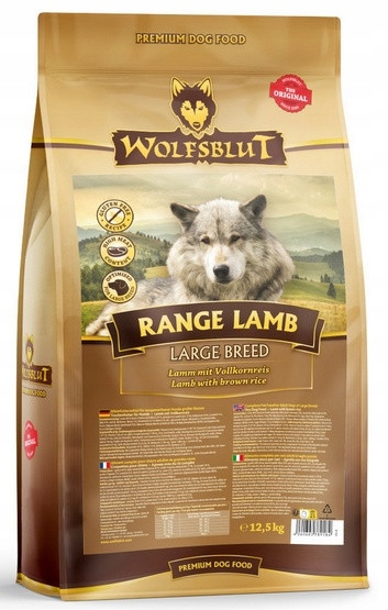Levně Wolfsblut Dog Range Lamb Adult Large – jehněčí maso a rýže 12,5 kg