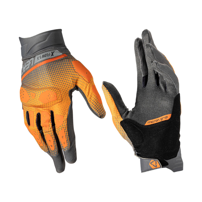 Motocyklové Rukavice Leatt Adv X-flow 5.5 Short Orange XL